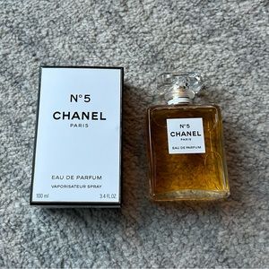 NEW CHANEL NO. 5 EAU DE PARFUM WOMENS PERFUME FRAGRANCE 3.4 FL OZ